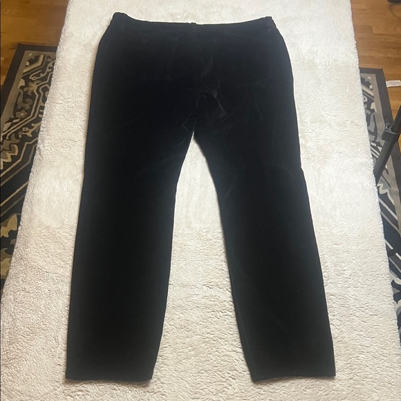 Eileen Fisher Women's Black Velour Pants sz 12 - Picture 8 of 8